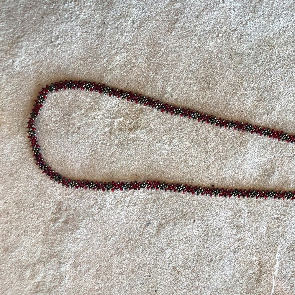 Upcycled Face Mask Lanyard Holder - Vintage Chain